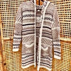 Tribal Lucky Brand Hooded Sweater